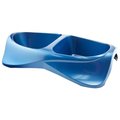 Peticare Products 00443 Plastic Raised Double Pet Bowl - Large PE947848